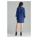 Modrý ľahký kabát L058