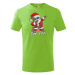 Detské tričko Santa Claus dab dance - vtipné vianočné tričko