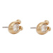 Coach Náušnice Signature Stone Stud Earrings 37440614GLD110 Zlatá