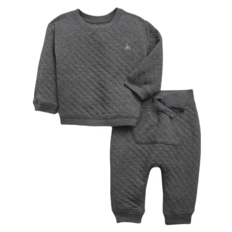 GAP QUILTED SET Detská súprava, tmavo sivá, veľkosť