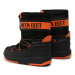 Chlapčenské vysoké zimné topánky MOON BOOT Boy Sport black orange