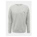 Calvin Klein sivé pánska mikina L/S Sweatshirt