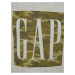 Šedé chlapčenské tričko army logo GAP