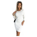 Comfortable sweater dress with lace on the back Numoco