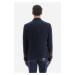 Sako La Martina Man Double Breast Jacket Crepe Navy