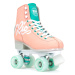 Rio Roller Script Adults Quad Skates - Peach / Green - UK:8A EU:42 US:M9L10