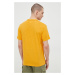Bavlnené tričko Tom Tailor žltá farba, s potlačou