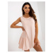 Light pink sleeveless mini dress
