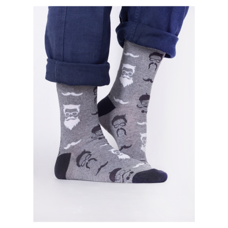 Yoclub Man's Cotton Socks Patterns Colors SKA-0054F-H700