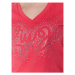 Liu Jo Tričko WA3278 JS923 Ružová Regular Fit