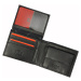 Pánska kožená peňaženka Pierre Cardin Kamel - čierna