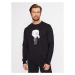 KARL LAGERFELD Mikina Sweat Crewneck 705071 500951 Čierna Regular Fit