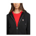 Guess Mikina GJ ZIP HOOD REG MINI W4YQ03 KC811 Čierna Regular Fit