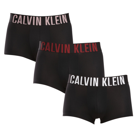 3PACK pánske boxerky Calvin Klein čierne (NB3611A-Q1S)