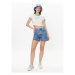 Tommy Jeans Tričko Homegrown DW0DW15478 Biela Cropped Fit