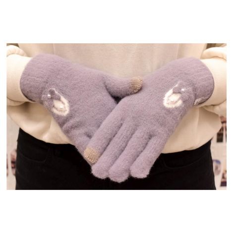 Dámske fialové zimné rukavice MATJIA John-C