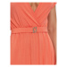 Liu Jo Každodenné šaty VA4112 JS360 Oranžová Regular Fit