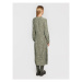 Moss Copenhagen Košeľové šaty Jenica 16941 Zelená Regular Fit