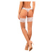 Pančuchy Obsessive Heavenlly stockings Farba: Biela