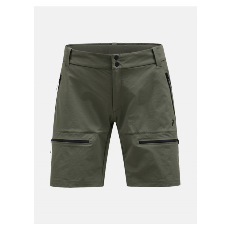 Šortky Peak Performance W Stretch Trek Shorts Pine Needle/Limit Green