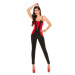 Sexy KouCla party carrier jumpsuit whiteblack