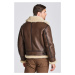 BUNDA GANT D2. SHEARLING JACKET hnedá