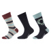 QS by s.Oliver Detské ponožky, 3 páry (navy modrá/bordová/sivá/modrá)