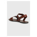 Kožené sandále Vagabond Shoemakers TIA 2.0 TIA 2.0 dámske, hnedá farba, 5531.101.27,