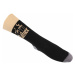 ponožky Godfather - Logo Gold - Black - ROCK OFF - GFSCK01MB