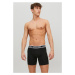 JACK & JONES Boxerky  čierna / biela