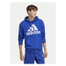 Adidas Mikina Essentials French Terry Big Logo IC9366 Modrá Regular Fit