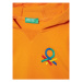 United Colors Of Benetton Mikina 3T32G2003 Oranžová Regular Fit