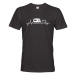 Pánské tričko Ekg karavan  - kvalitná tlač a rýchle dodanie