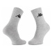 Kappa Súprava 3 párov vysokých ponožiek unisex 704304 Sivá