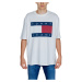 Tommy Hilfiger  TJM OVZ BIG FLAG TEE DM0DM18547  Polokošele s dlhým rukávom Biela