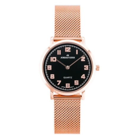 Dámske hodinky JORDAN KERR - I2001 (zj937e) rosegold/black