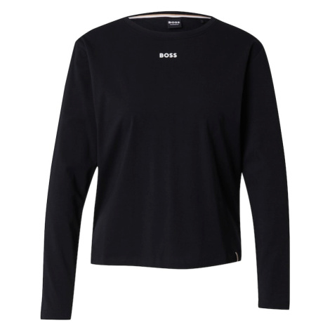 BOSS Tričko  čierna / biela Hugo Boss