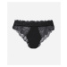 Spodná Bielizeň Karl Lagerfeld Tailored Lace Bikini Brief Čierna