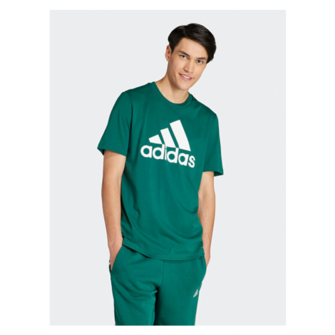 Adidas Tričko Essentials IS1300 Zelená Regular Fit