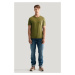 TRIČKO GANT REG SHIELD SS T-SHIRT JUNIPER GREEN