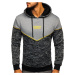 Men's hooded sweatshirt KS1899 - grey