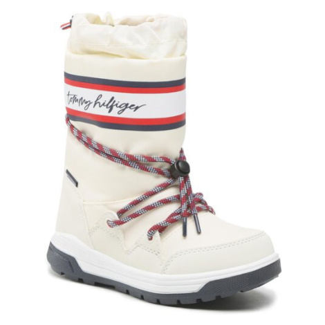 Tommy Hilfiger Snehule Snow Boot T3A6-32436-1485 M Béžová