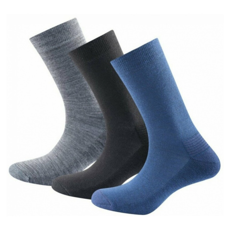 Vlnené ponožky Devold Daily Medium modré SC 593 063 A 273A