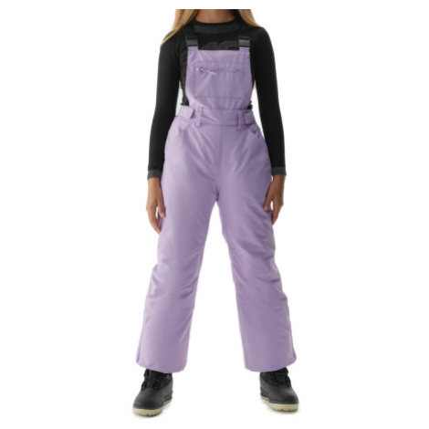 Dievčenské lyžiarske nohavice 4F JUNIOR TROUSERS FNK-JAW23TFTRF354-52S-LIGHT VIOLET