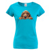 Dámské tričko Bloodhound - tričko pre milovníkov psov