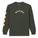 Dickies  x spitfire long sleeve tee  Tričká a polokošele Zelená