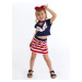 Denokids Fox Frilly Girl Child Crop Top Skirt Suit