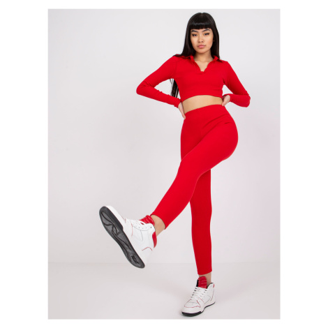 Leggings-RV-LG-7533.08-red Rue Paris