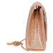 Dámska listová kabelka Jassica Matilda - ružovo-zlatá