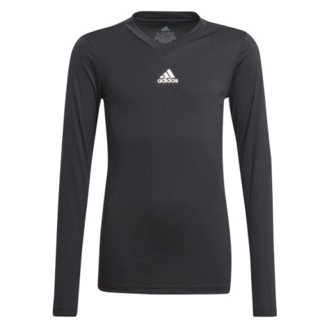 adidas TEAM BASE TEE Y Juniorské futbalové tričko, čierna, veľkosť